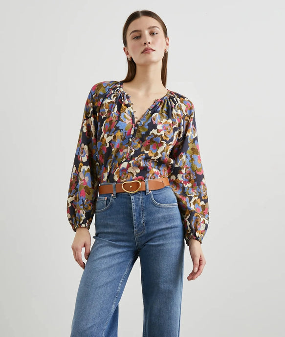 Rails Indi Top - Navy Wildflower