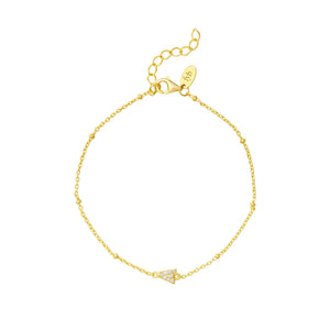 FYB Jewelry Petite Initial Chain Bracelet