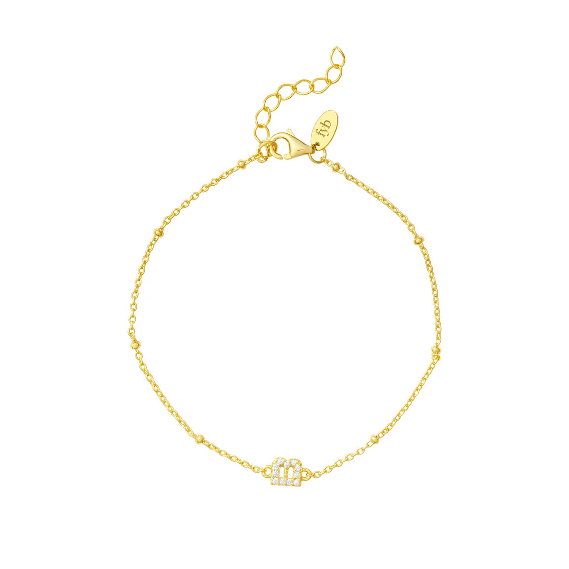 FYB Jewelry Petite Initial Chain Bracelet – Luck Lafayette