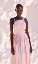 Load image into Gallery viewer, Saylor Imelda Dress - Blue/Peach