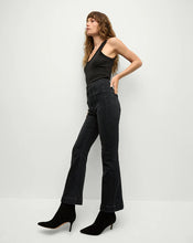 Load image into Gallery viewer, Veronica Beard Carson Seamed Kick-Flare Jean - Washed Onyx