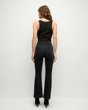 Load image into Gallery viewer, Veronica Beard Carson Seamed Kick-Flare Jean - Washed Onyx