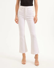 Load image into Gallery viewer, Veronica Beard Carson Ankle Flaire Jean - White