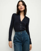 Load image into Gallery viewer, Veronica Beard Scottie Button-Down Shirt - Navy