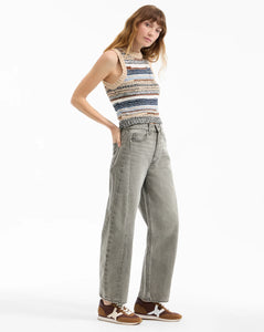 Veronica Beard Ryder Barrel Jean - Volcanic Dust