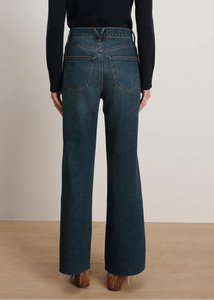 Veronica Beard Taylor Wide-Leg Jean - Rebel Moon