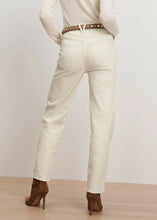 Load image into Gallery viewer, Veronica Beard Leah Straight-Leg Jean - Ecru