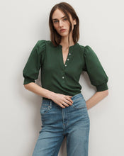 Load image into Gallery viewer, Veronica Beard Coralee Puff-Sleeve Top - 2 Colors