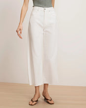 Load image into Gallery viewer, Veronica Beard Taylor Cropped Wide-Leg Jean - White