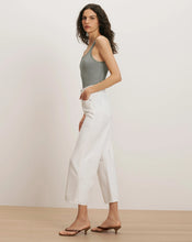 Load image into Gallery viewer, Veronica Beard Taylor Cropped Wide-Leg Jean - White