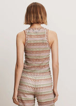 Load image into Gallery viewer, Veronica Beard Rhett Tank - Deep Ochre/Dove Multi