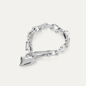 Jenny Bird Padlock Heart Chain Bracelet - 2 Colors