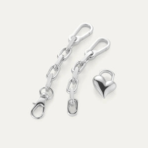 Jenny Bird Padlock Heart Chain Bracelet - 2 Colors