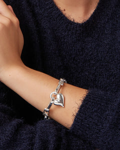 Jenny Bird Padlock Heart Chain Bracelet - 2 Colors