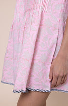 Load image into Gallery viewer, Juliet Dunn Pintuck Dress - Flamingo Pomegranate Print