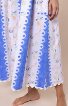 Load image into Gallery viewer, Juliet Dunn Tie Shoulder Dress - Bluebell Bird of Paradise Block Print