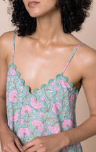 Load image into Gallery viewer, Juliet Dunn Slip Dress - Cactus/Candy Floral Print
