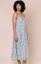 Load image into Gallery viewer, Juliet Dunn Slip Dress - Cactus/Candy Floral Print