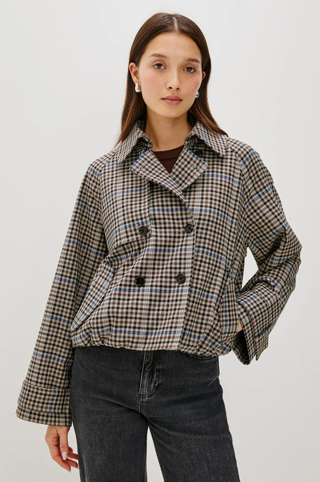 Rails Jett Jacket - Mocha Check