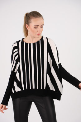 ESTHÈME Two Tone Stripe - Black/Cream