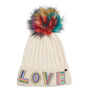 Jocelyn Knit Love Hat - 2 Colors