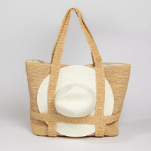 Load image into Gallery viewer, Hat Attack The Original Straw Traveler Bag - Natural
