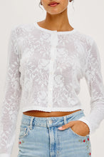 Load image into Gallery viewer, Rails July Cardigan - White