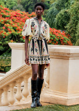 Load image into Gallery viewer, Farm Rio Delicate Floral Mini Dress - Cream