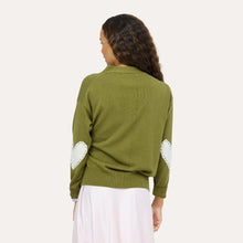 Load image into Gallery viewer, Kerri Rosenthal Jackie Cotton Cardigan - Light Army Green