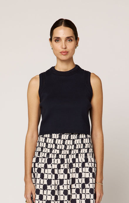 Cleobella Jade Top - Midnight Blue