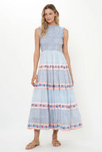 Load image into Gallery viewer, OLIPHANT Sleeveless Smocked Maxi - Jungi Peach