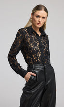 Load image into Gallery viewer, Generation Love Delania Lace Blouse - Black