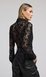 Generation Love Delania Lace Blouse - Black