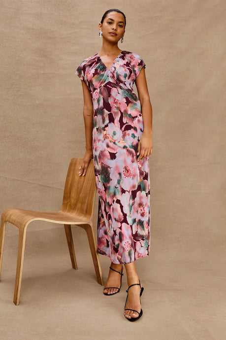 Rails Kourt Dress - Magenta Verbena