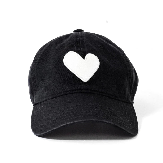 Kerri Rosenthal Zoom Baseball Hat Heart Patch - Black