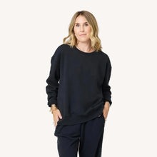 Load image into Gallery viewer, Kerri Rosenthal Ex-Boyfriend Patchwork Sweatshirt - Black