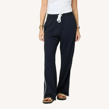 Load image into Gallery viewer, Kerri Rosenthal Weekend Barb Heart Tape Sweatpant - Black