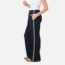 Load image into Gallery viewer, Kerri Rosenthal Weekend Barb Heart Tape Sweatpant - Black