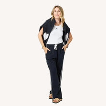 Load image into Gallery viewer, Kerri Rosenthal Weekend Barb Heart Tape Sweatpant - Black