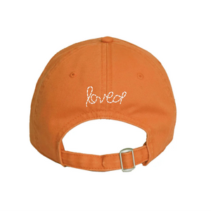 Kerri Rosenthal Texas Baseball Hat Heart Patch - Orange-White