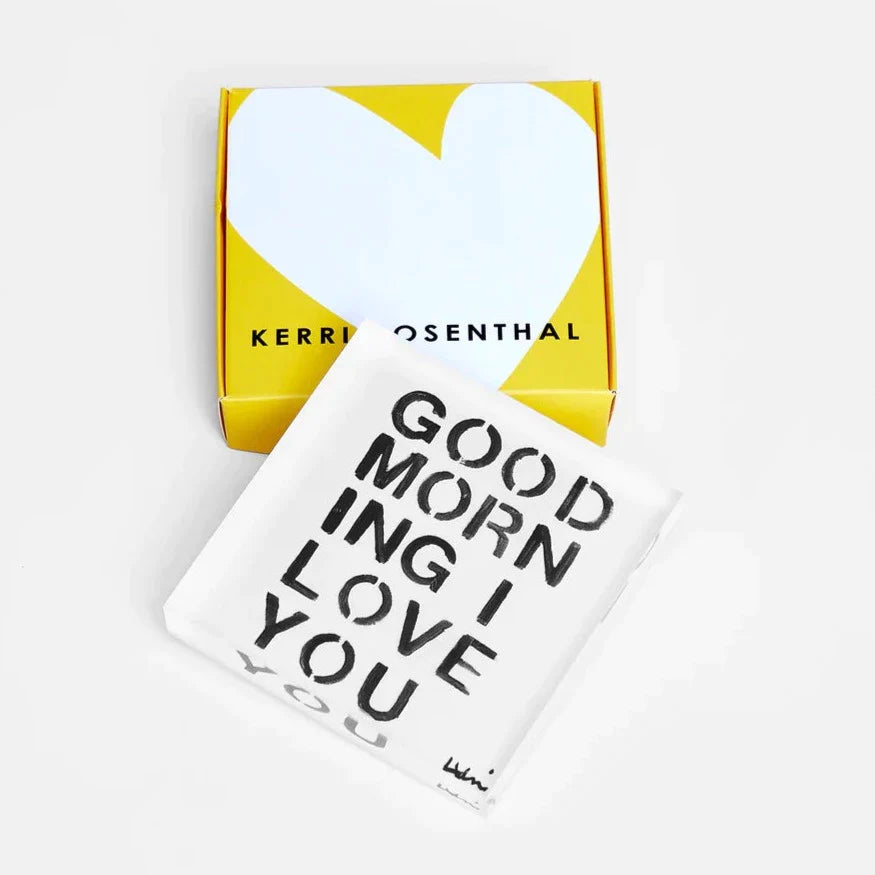 Kerri Rosenthal Good Morning I Love you Block of Love