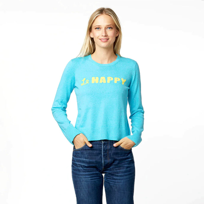 Kerri Rosenthal Liz Le Happy Sweater - Saltwater