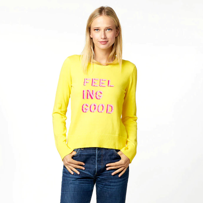 Kerri Rosenthal Liz Feeling Good Sweater - Sunshine