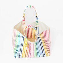 Load image into Gallery viewer, Kerri Rosenthal KR Beach Stripes Tote - Multi