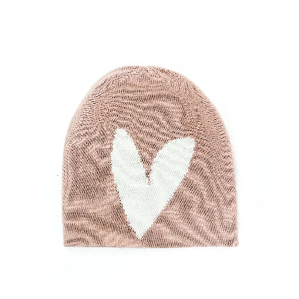 Kerri Rosenthal Heart Beanie - 2 Colors