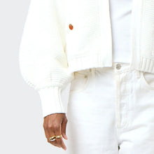 Load image into Gallery viewer, Kerri Rosenthal Alaina Cardigan - White