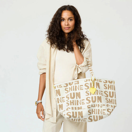 Kerri Rosenthal KR Sunshine Tote - Natural/Taupe