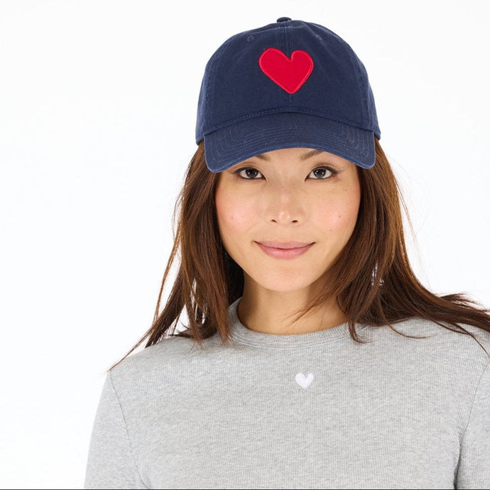 Kerri Rosenthal KR Imperfect Heart Hat - Navy