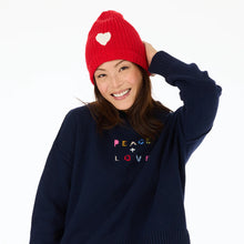 Load image into Gallery viewer, Kerri Rosenthal Love Beanie - Cherry Red