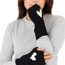 Load image into Gallery viewer, Kerri Rosenthal Imperfect Heart Smittens - Black